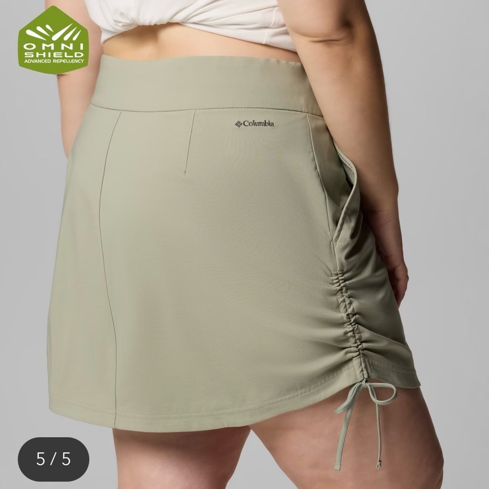 Columbia Sage All Seasons Ruched Skort Jupe Short Women’s 3X SPF 50 NWT!